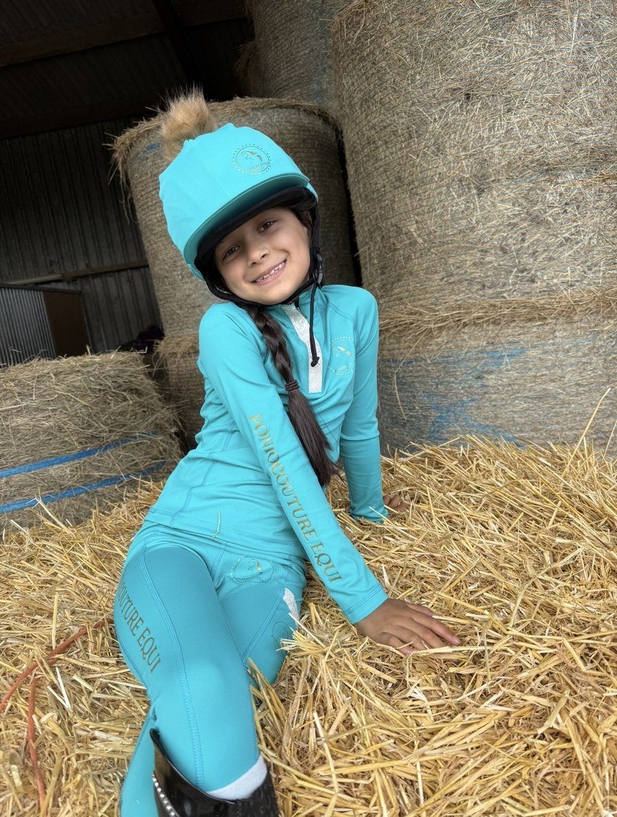 Turquoise Skylar Hat Silks