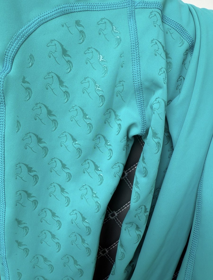 Turquoise Skylar Childrens Leggings